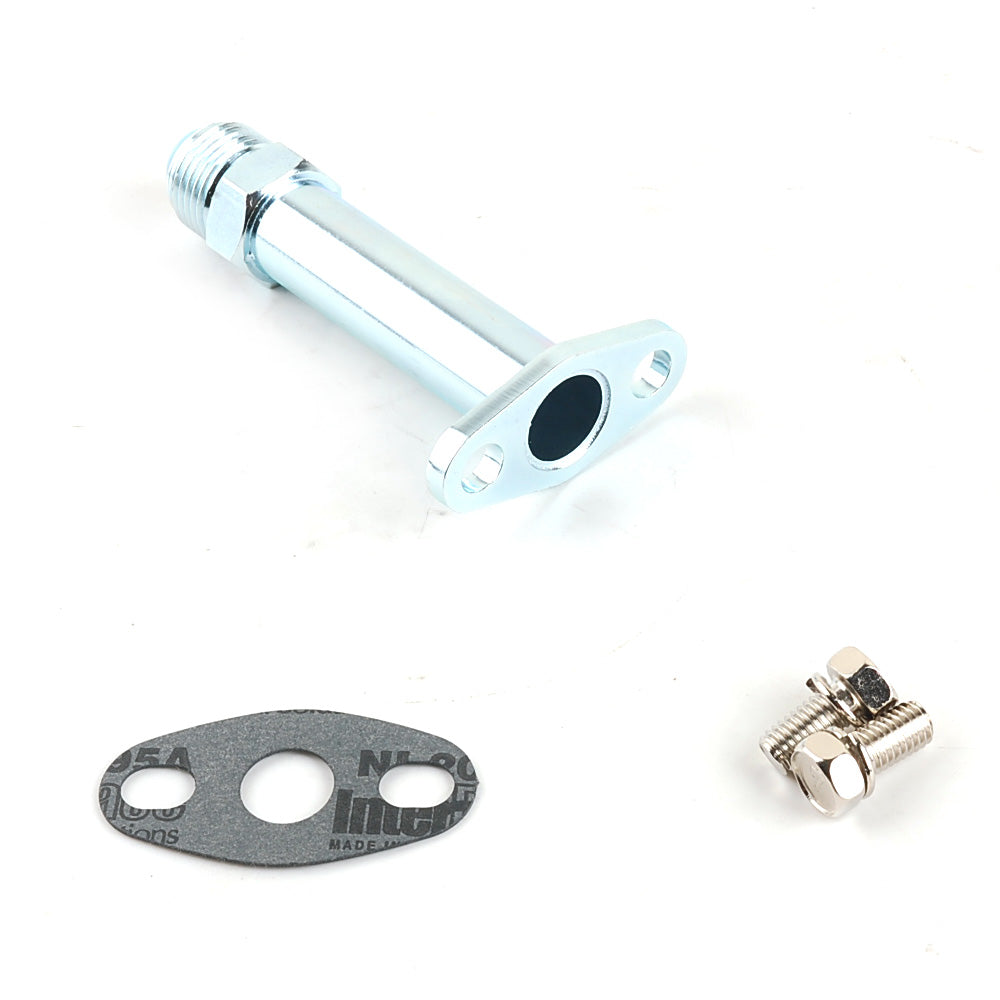 10AN AN10 Oil Drian Pipe For Garrett GT25 GT28 G30 G35 100mm length excluding bottom