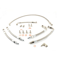 Oil Water Line Kit For Mitsubishi 6A13TT Galant Legnum VR4 TD03 Twin Turbo