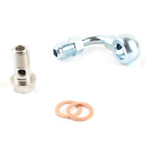 90DEG 6AN Turbo Water Bolt kit For Garrett T25 T28 GT28R GT30R / MHI TD05 TD06