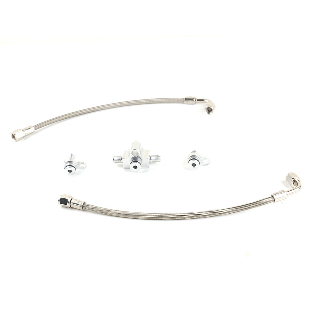 Ölzuleitungs- und Rücklaufschlauch-Kit (4AN) für BMW N54 3.0L 135i 335i 535i TD03 Twin Turbo