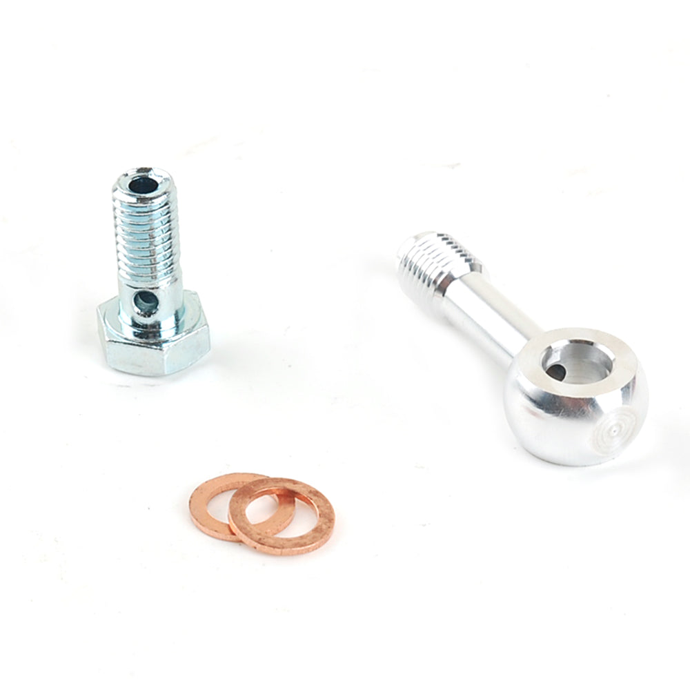 3AN AN3 M8x1.0mm Steel Oil feed Banjo Bolt Kit For Brake Clutch Gauge Line  Power Steering