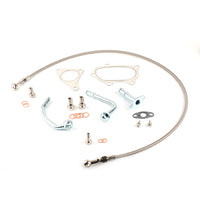 Turbo Oil Water Line Kit with 40" Oil Supply Line Fits SUBARU EJ20 EJ25 Engine TD05 TD06 Series