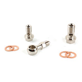 4AN Oil Feed Line For MAZDA RX-7 FC3S FD3S w/ BorgWarner S300,S200, S366 Series 2.0mm restrictor hole