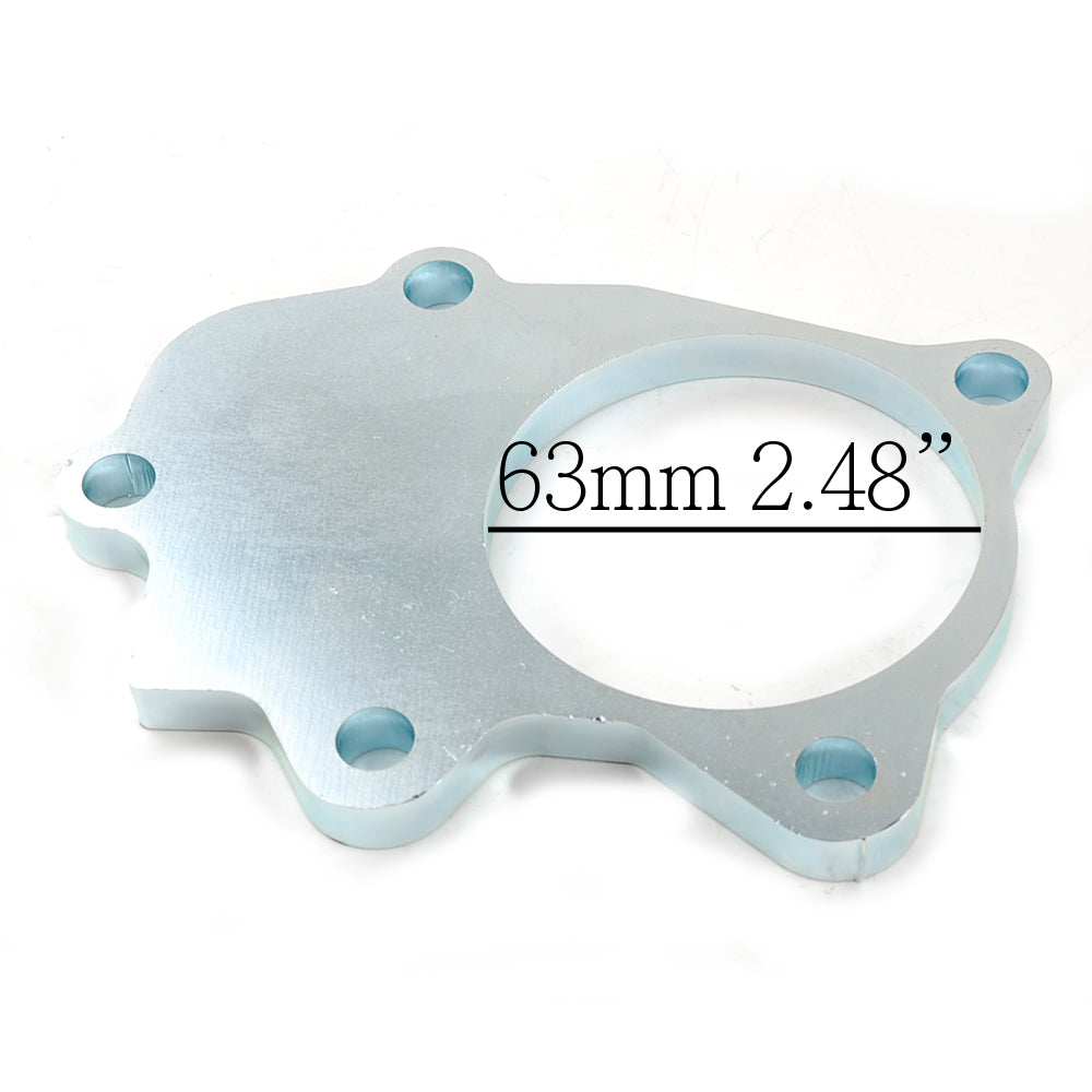 2,5"-Turbinenauslassflansch / Downpipe-Flansch für SUBARU EJ20 EJ25 WRX STI Mittelstahl