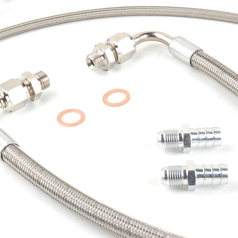 6AN Turbo Oil Water Line For Garrett G25-660 G30-660 G30-770 G30-900 G35-900
