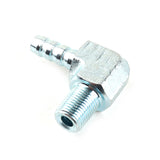 90Deg 1/4" Barb to BSP 1/8BSPT 1/8PT Line Fitting Adapter 1/8"-28