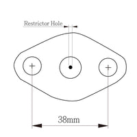 Universal Big Hole 27.5" Oil Feed Line w/ Flange For Garrett T67 GT Series HT18 K24 K26 2.5mm