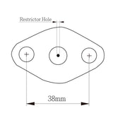 4AN 40" Universal Oil Feed Line For Precision 5858 6262 6266 6766 7175 7675 JB 2.5mm