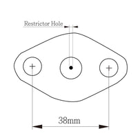 27.5" AN4 Oil Feed Line For Holset's Cummins' HX35 HX40 HX50 HX55 1/8NPT T-Fitting