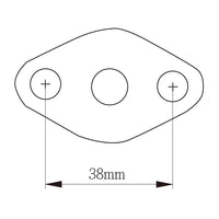 4AN AN-4 40" Universal Oil Feed Line For 240SX S14 KA24DE with Garrett T3 T4 Series Turbo