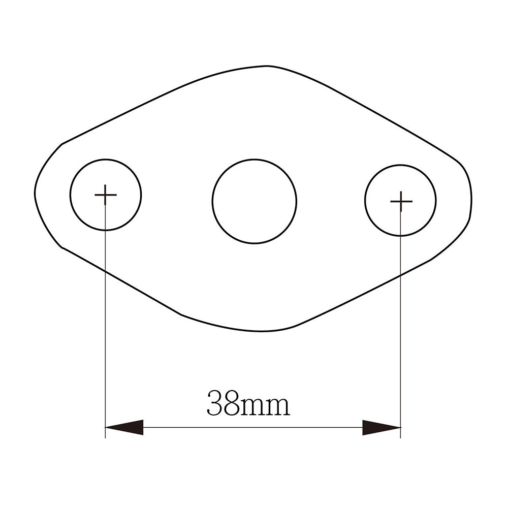 Oil feed 4AN & return 10AN Flange For S2ESL119 turbo 167559 1151179 Caterpillar