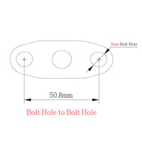 45Deg AN-10 10AN Oil Return Flange For Garrett T3 T4 T7 T66 GT42 45 47 HX30 HX35 HX40 HX50