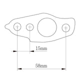 Universal Oil Feed & Return Line w/TOYOTA CT9 CT12 CT20 CT26 4AN 19mm High flow