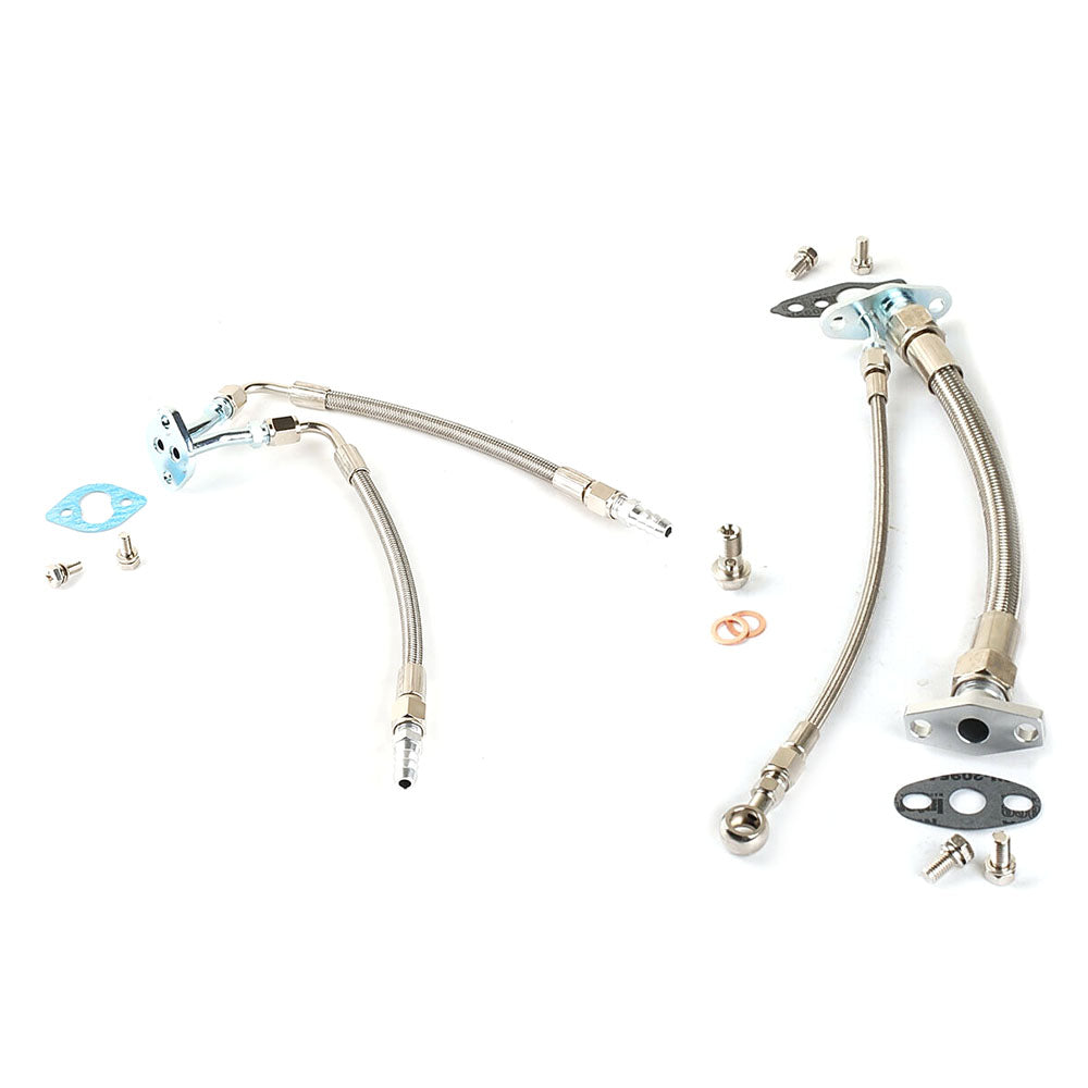 Öl- und Wasserleitung für den Turbolader TOYOTA 7MGTE mit serienmäßigem CT26 Turbolader (10AN-Rücklaufleitung)