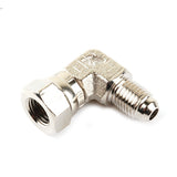 Universal Use Adapter Fitting 90 DEG 6AN Female Swivel to 6AN