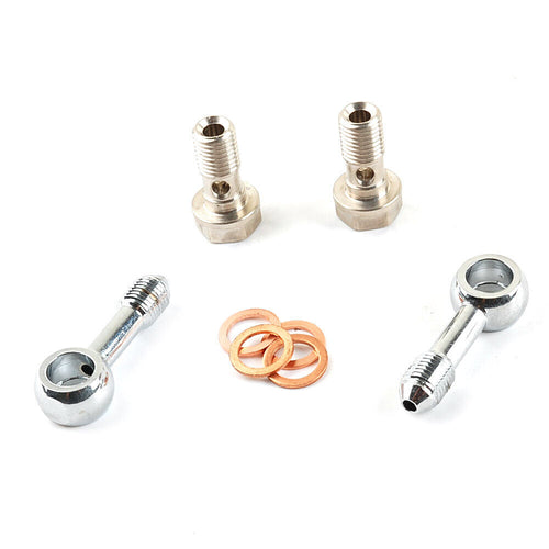 1 Pair 3AN AN-3 Banjo Bolt Kit Of Motorcycle Caliper Master For Honda Kawasaki