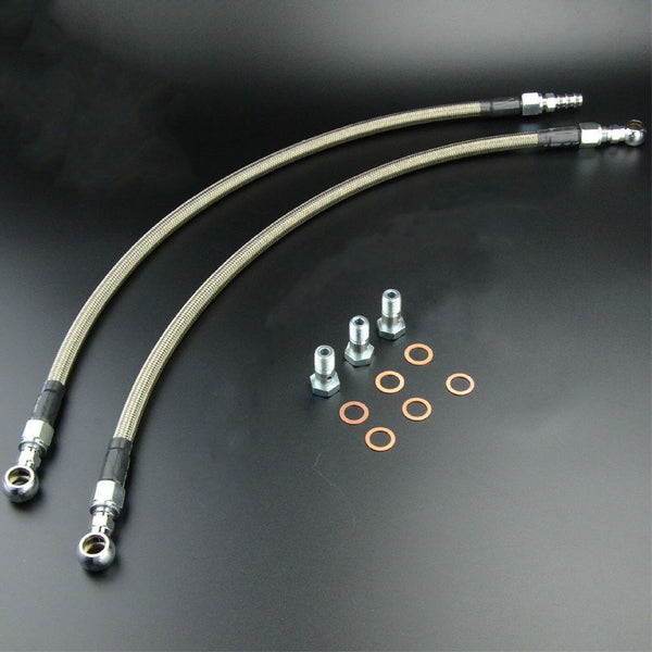 6AN Top Mount Water Line For AUDI VW 1.8T Transverse 1998-2005 with Garrett & Other GT28R GT30R