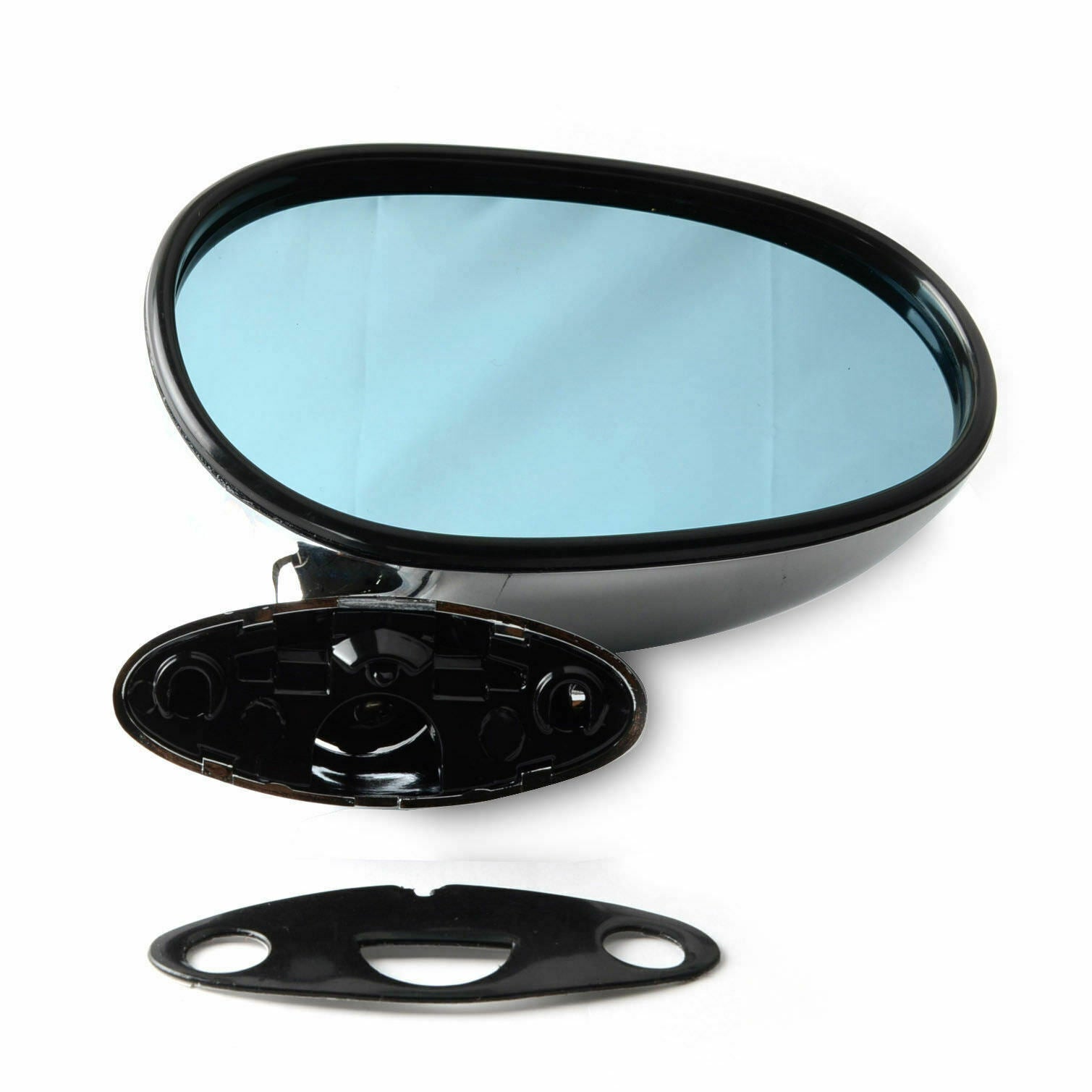 Side Rearview Mirrors Door Wing MAZDA MIATA MIRROR 89-2005 NA NB MX5 MK1 Anti-Dazzle Blue Glass Chrome
