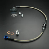 4AN AN-4 Oil Feed Line For MAZDA RX-7 FD3S with Garrett T3 T4 T04 W/ Filter