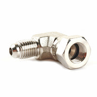 Made Of Steel Adapter Fitting 90 DEG 4AN Female Swivel to 4AN