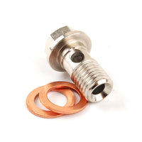 Banjo Bolt with Copper Washers for Weber Carbs Bosch Pump Filters M12 x 1.5mm