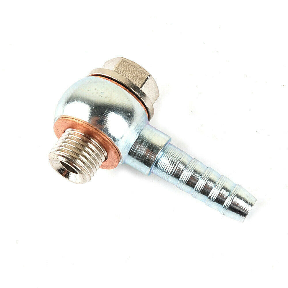 Wasseranschlussbolzen-Set M12 x P1,25 mm Steigung auf 3/8" (9,5 mm) Schlauchtülle für MHI TF035 TD04 IHI VF-Serie