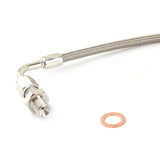 44" 4AN Oil Feed Line for 47" Long Oil Feed Line M12x1.5mm For SAAB VOLVO TD04L TD04HL w/1/8NPT 2.5mm Hole