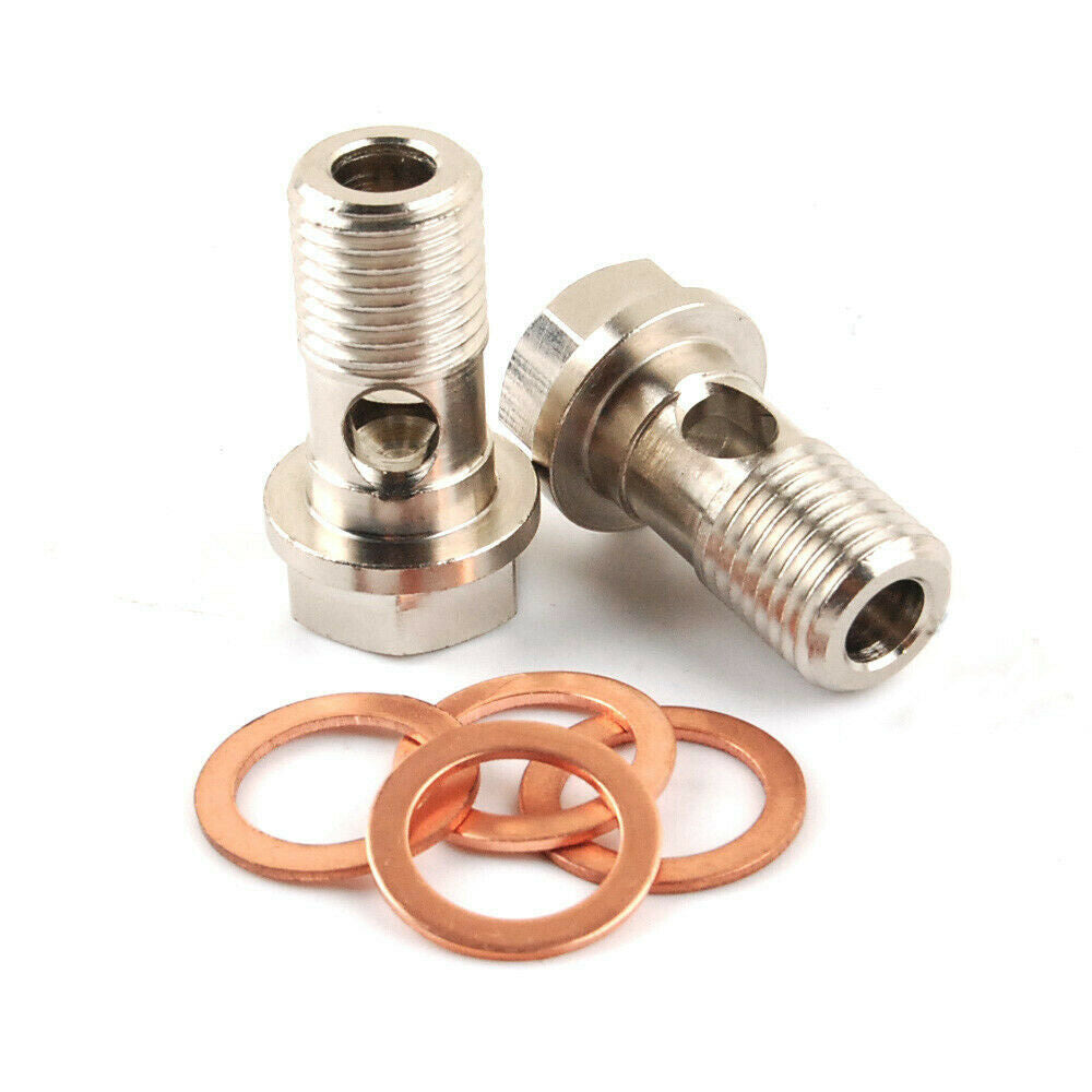 One Pair Water Bolt Kit M12 12mm x 1.25mm pitch For MHI TF035HM TF035HL TD04 TD04L TD04HL & IHI RHF5 RHF5H Series