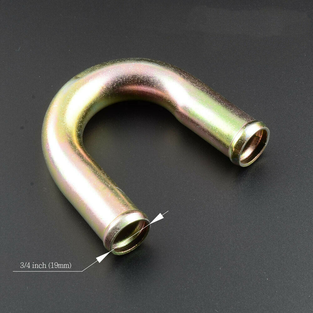 Universal Mid-steel U-Bend Pipe 19mm 3/4" Water Oil coolant, Evaportor pipe