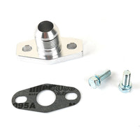 AN10 Oil Return Flange Kit For TD02 TD03 TD04 TD05 TD06 w/ IHI RHF4/B4/B5 GT15 GT17 GT19 GT20 to Engine Oil Pan