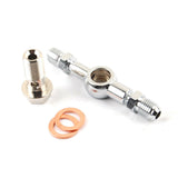 Turbo Oil Supply Fitting Kit On Engine Side M12 x 1.5mm with Dual 4AN Banjo