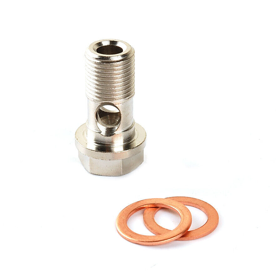 4AN Turbo Water Bolt Kit & Engine Side Fitting For Garrett T25 T28 GT28R GT30R / MHI TD05 TD06