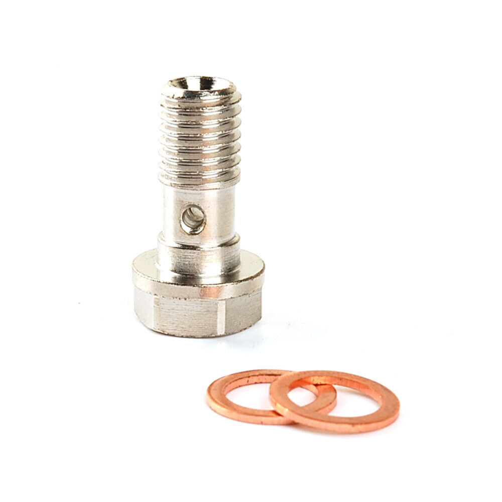 4AN Oil Banjo Bolt  M10x1.0mm with 1.0mm restrictor hole