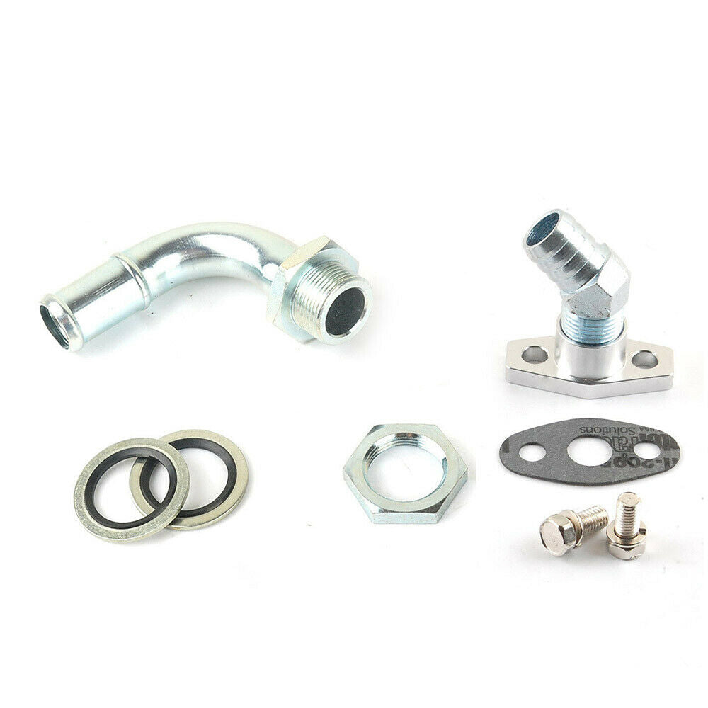 thumbnail image 2 of 5/8” Barb Stainless Steel Turbo Oil Pan Drain Plug Adapter Bung Fitting 2 of 3