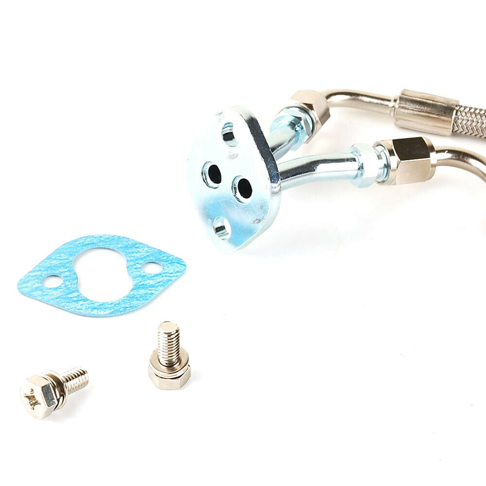 16" 90Deg 4AN Water Line Kit For TOYOTA CT12 CT20 CT26 Series