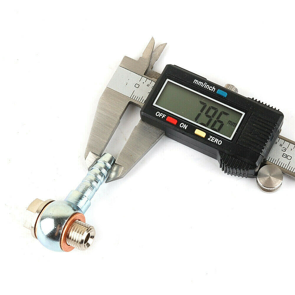 Turbo-Kühlmittel-Befestigungsschraube mit Schlauchtülle M12 x 1,5 mm auf 3/8" (9,5 mm) Schlauchtülle für Mitsubishi, SAAB, Volvo Turbo