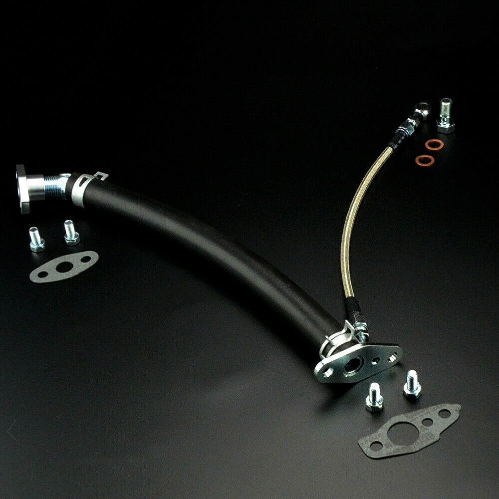 Ölzulauf- und -ablaufleitung für Turbolader von Toyota Celica (3SGTE ST165, 3. Generation, 4-4 Zoll / 19 mm, hoher Durchfluss)