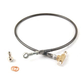 27.5" 3AN Oil Feed line For Subaru TD04 05 06 IHI VF30 35 M10x1.5mm / 1.5mm restrictor