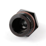 4AN to 4AN  Black Aluminum High Flow Filter For Turbo Oil Feed Line