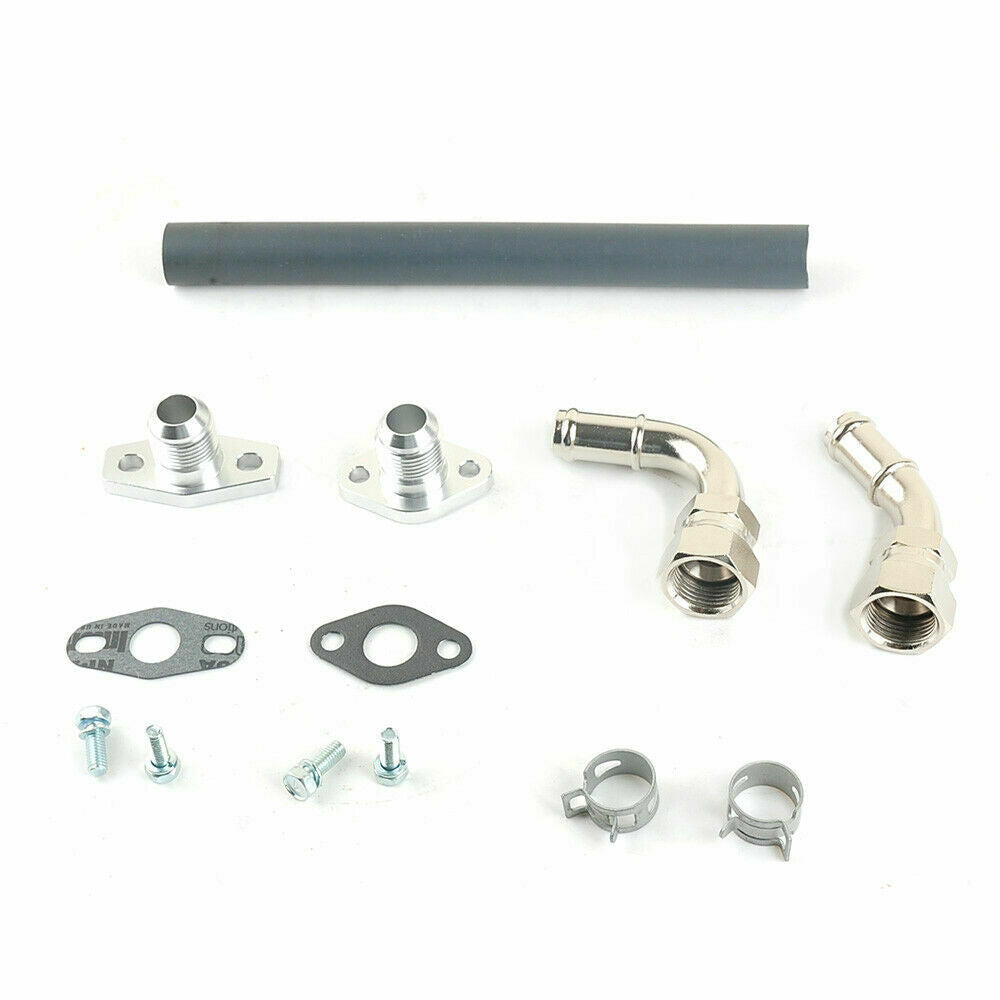 Ölzuleitung &amp; 5/8"-Rücklaufleitung AUDI VW 1.8T A4 Greddy TD04HL TD04 19T