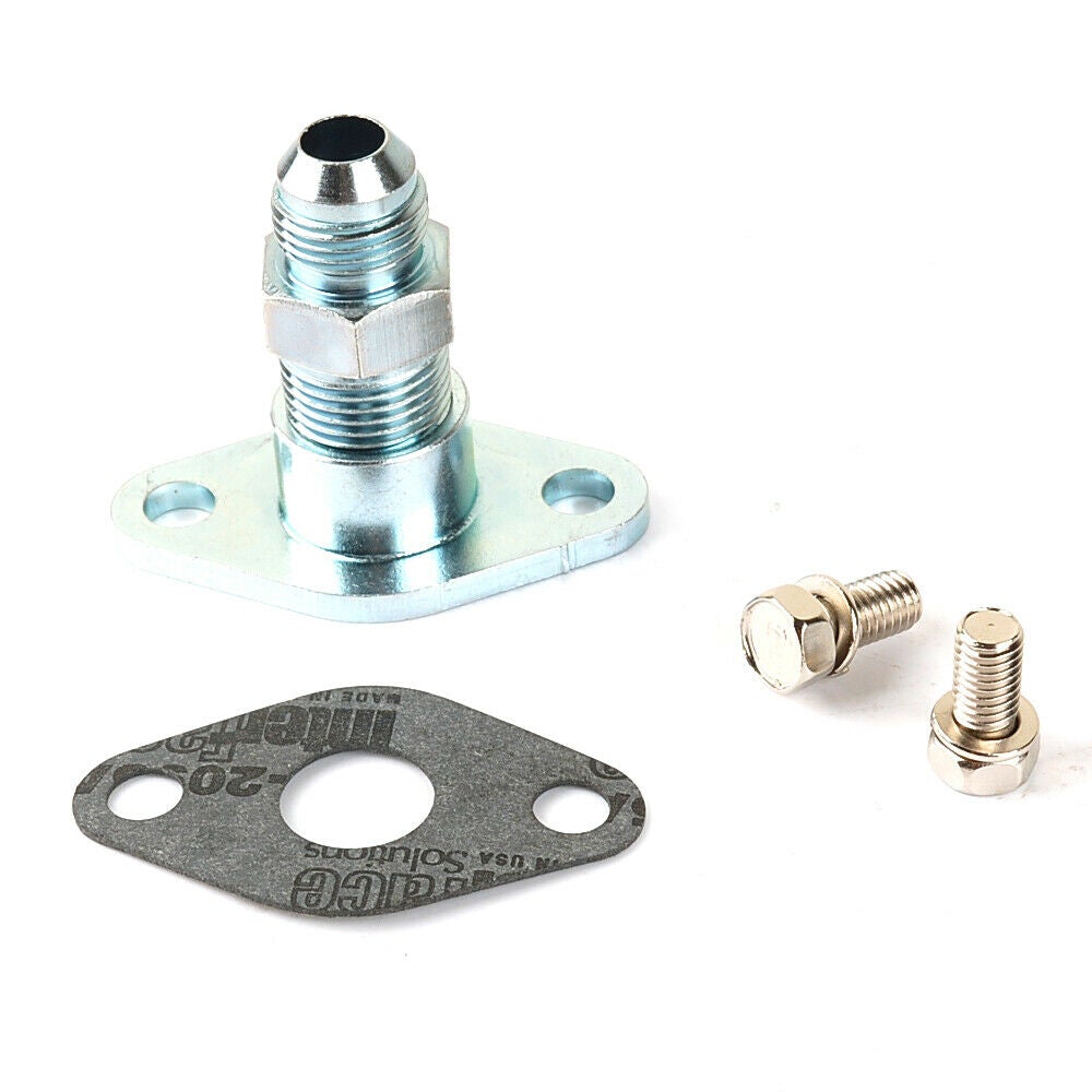 8AN AN8 Turbo Oil Drain Engine / Block side Flange For TOYOTA 1JZ/ 2JZ