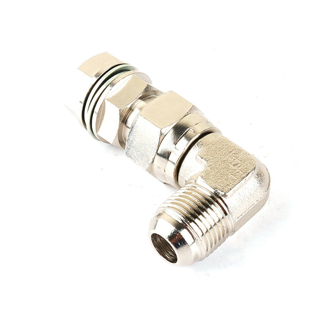Selbstbau-Adapter für 90°-Ölwanne/Ölsumpf-Ablassschraube, 10AN, schweißfrei