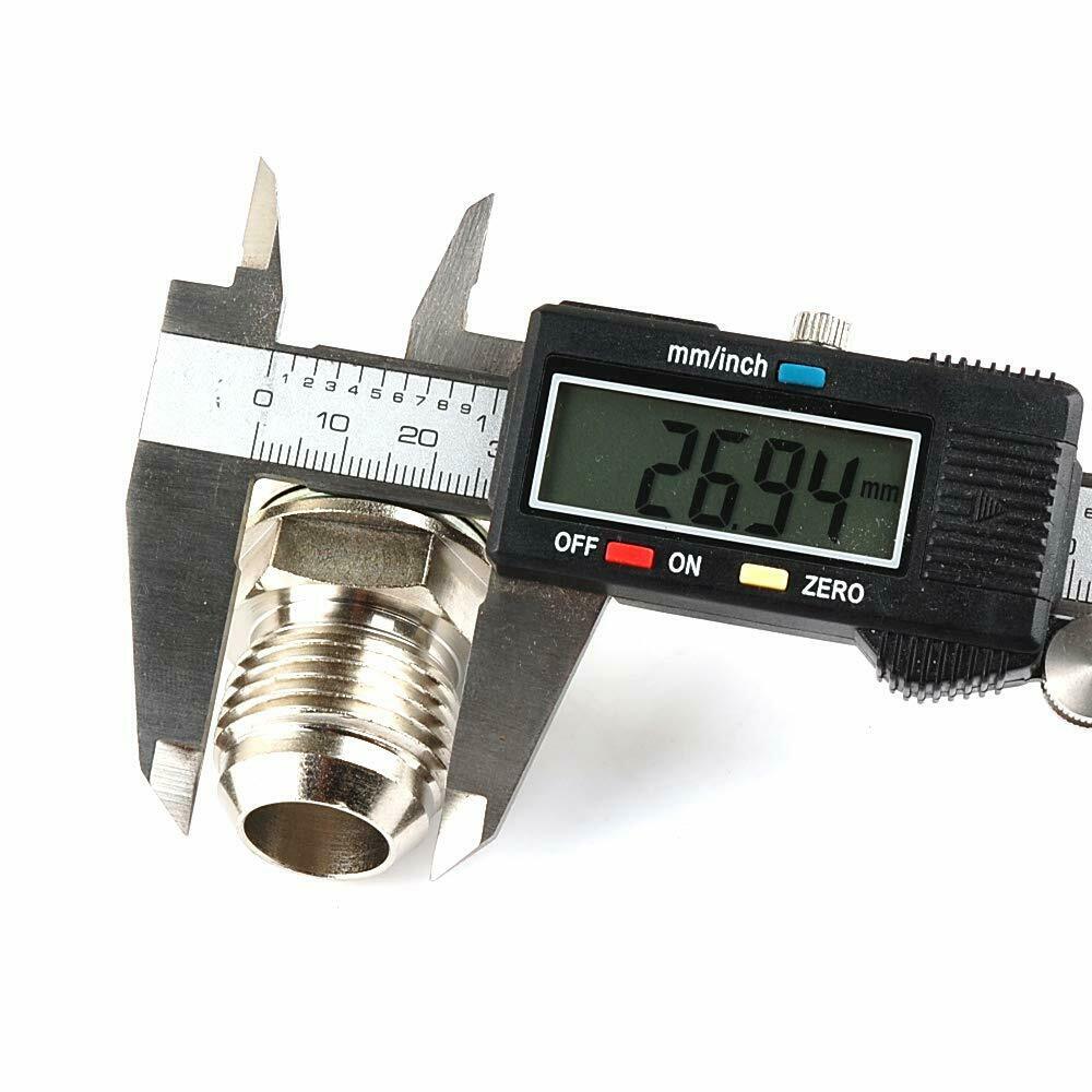 12AN AN12 DIY Turbo Ölwanne / Ölsumpf Rücklauf-Ablassadapter-Anschlussstück (Schweißfrei)