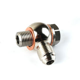 6AN 1/4NPSM 4L80E For GM Transmission 1997-2010 Oil Cooler SS304 Long Banjo Bolt Fitting