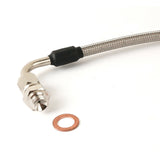 40" 4AN Oil Feed line w/ Filter Adapter for MHI TF035 TD04 TD05 TD06 M10 x 1.25mm w/ 2.5mm hole