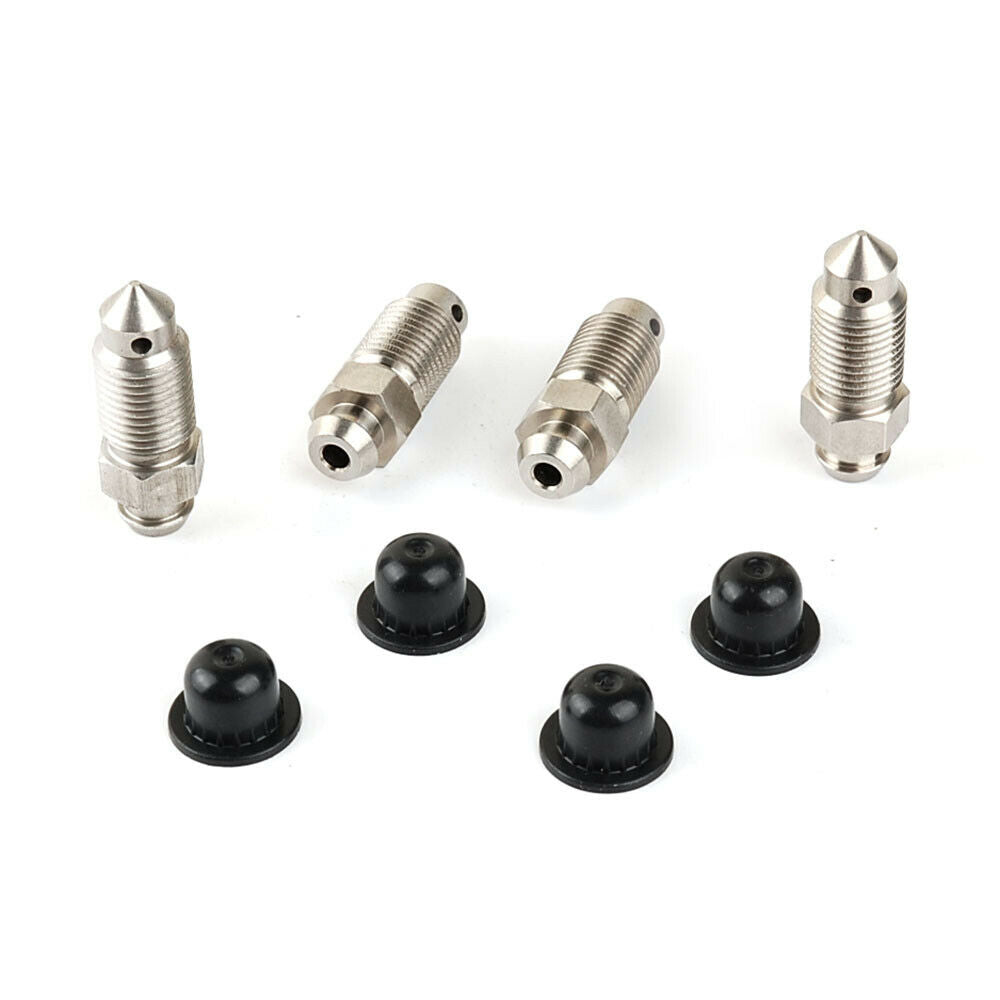 Stainless Bleed Nipple Screws M10x1.0mm Pitch Brembo Caliper for Subaru STI WRX EVO