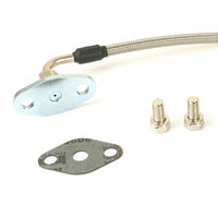 27.5" Long 4AN Oil Feed Line Kit  For TOYOTA 1JZ 2JZ w/ Holset HX35 HX40 HX50 HX55