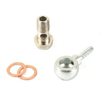 Made Of Steel Banjo Bolt with Barb Kit M14 14mm x 1.5mm pitch to 1/4"( 6.35mm) Barb