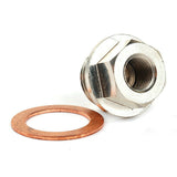 Sensor Adapter M12x1.5 12mm x 1.5mm pitch to 1/8NPT 1/8"-27 6.47mm replaces Auto Meter 2277