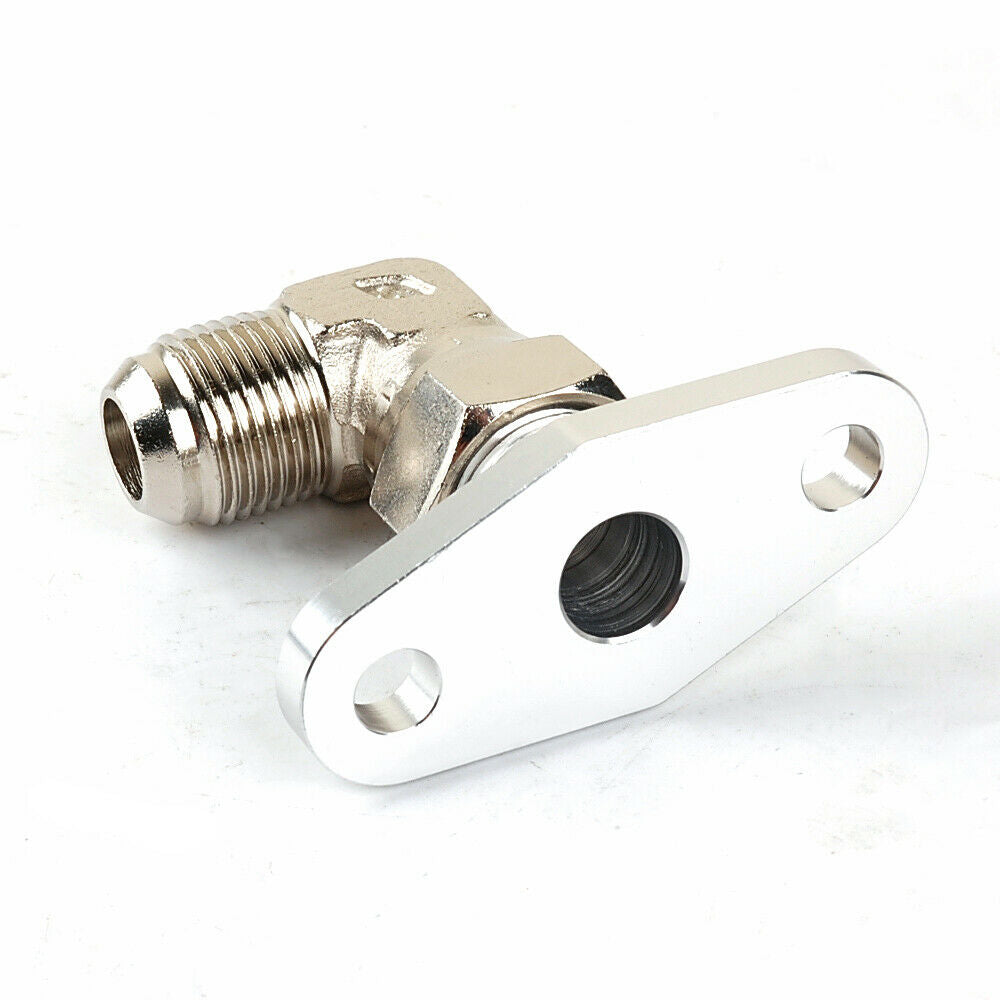 10AN 90° Ölzulauf- und Ablaufflansch T3 T4 T7 T66 HX30 35 40 BorgWarner S-Serie